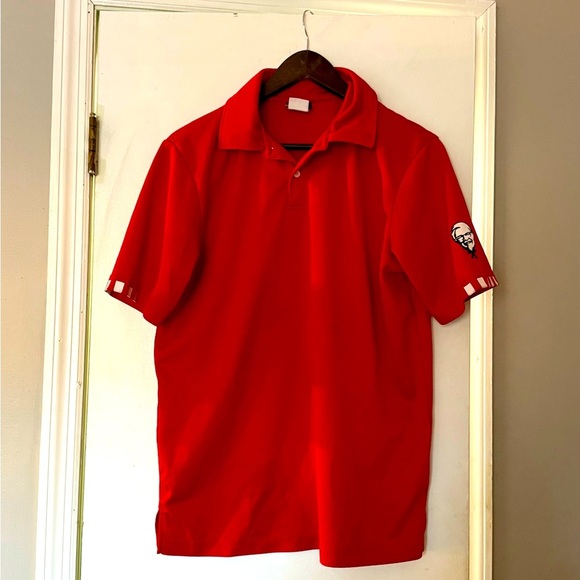 KFC Official Red Work Polo! EUC - Picture 1 of 4